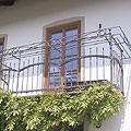 Balkon aus Stahl